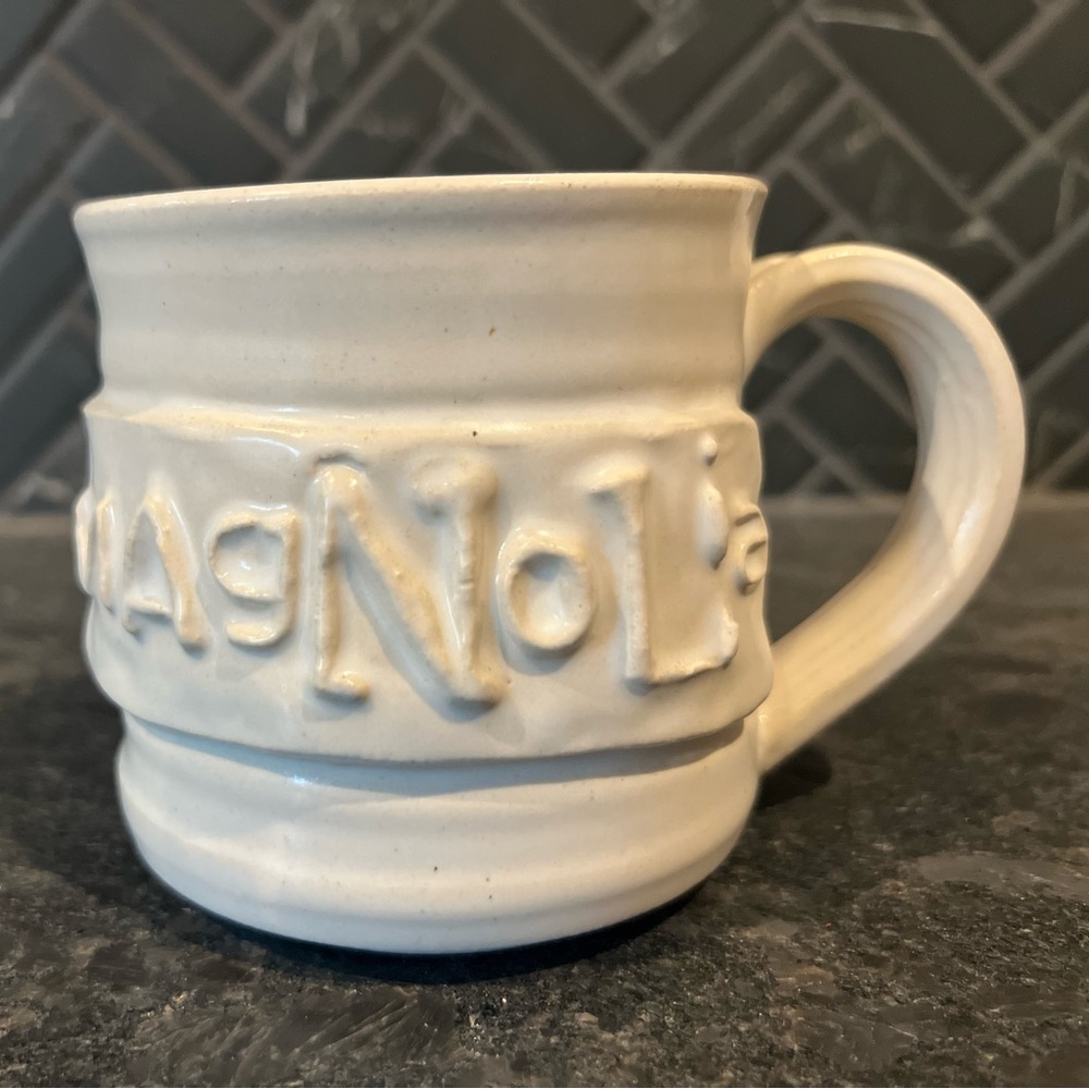 Magnolia x Black Oak Art Pottery Mug – Waco Texas Handmade Magnolia Home Artisan